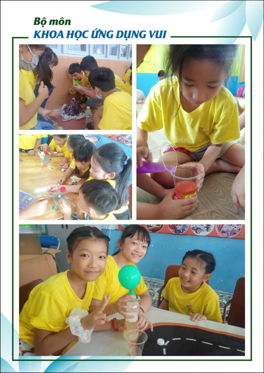 lớp Khoa học ứng dụng vui (STEM)